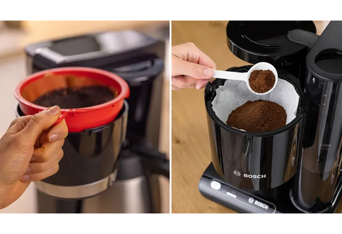 Απεικονίζεται γέμισμα της βάσης φίλτρου.